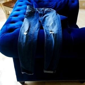 White house black market distressed jeans